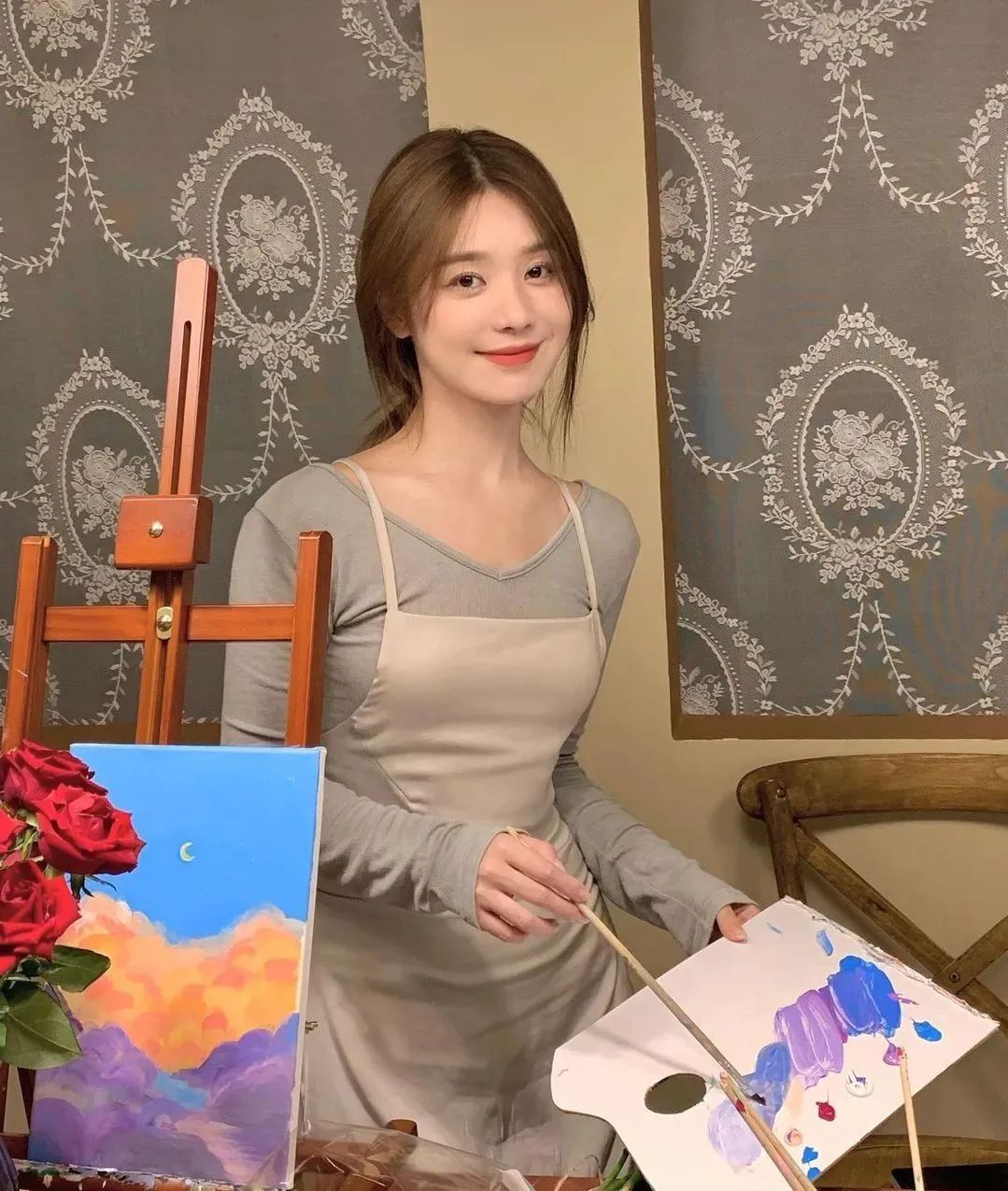 【美女壁纸】如如，甜度超标的“韩系”网红美女！