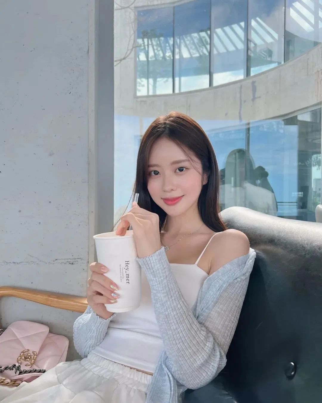 韩国网红美女oe_day，清新可人的治愈系女神