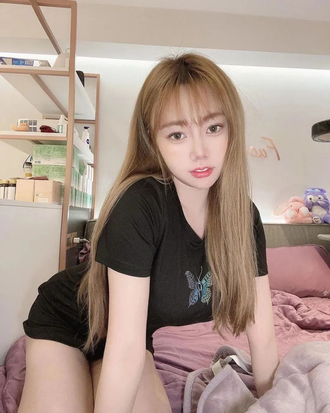 可禹，清新脱俗的台湾网红美女