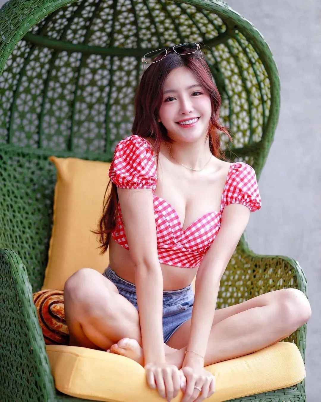 李恩菲，甜美可爱的“啦啦队女神”