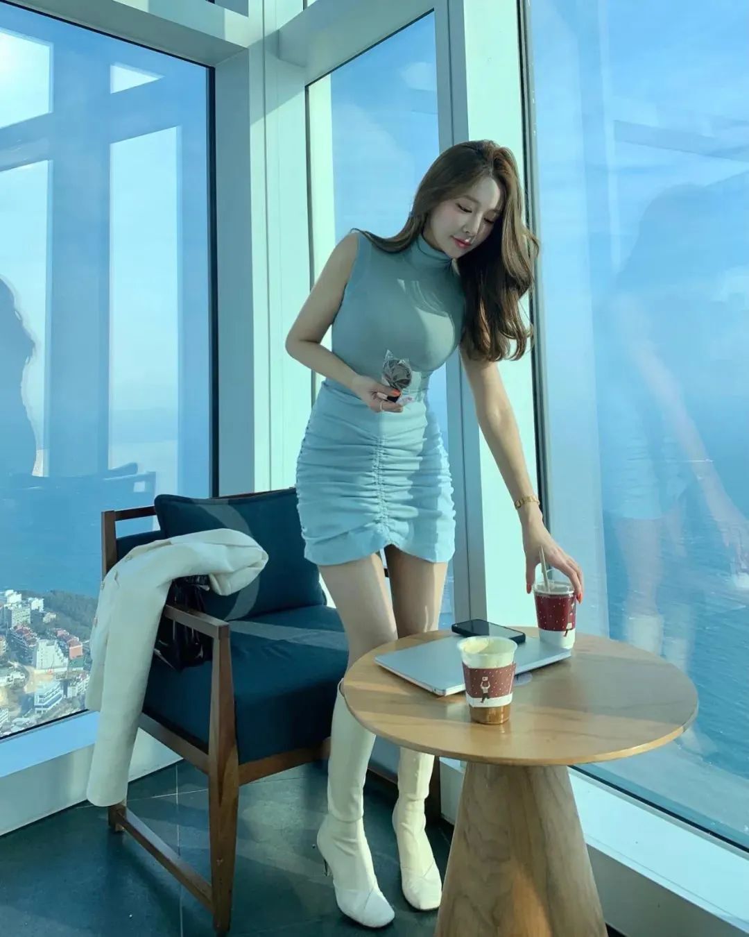 韩国网红yuleumn，天生丽质的气质女神