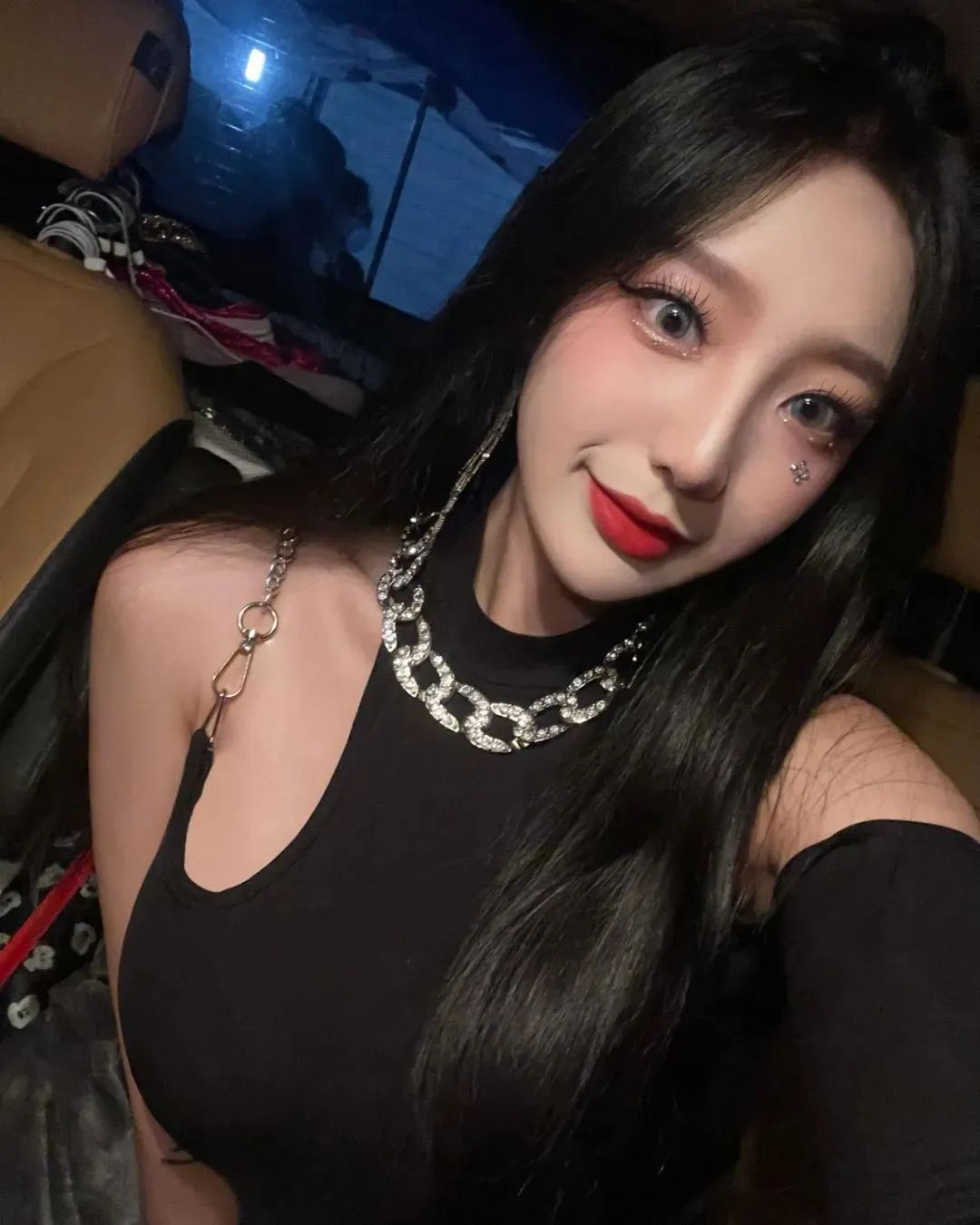 韩国网红jjin，甜美又性感的气质女神