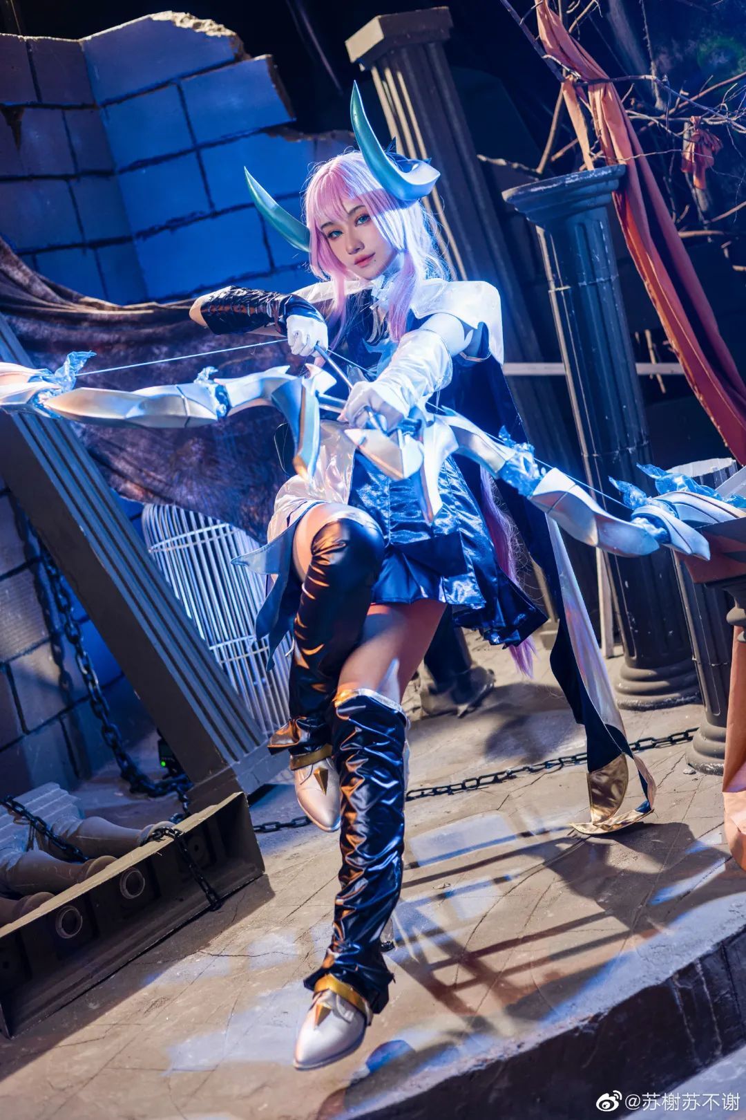 cosplay：英雄联盟  艾希