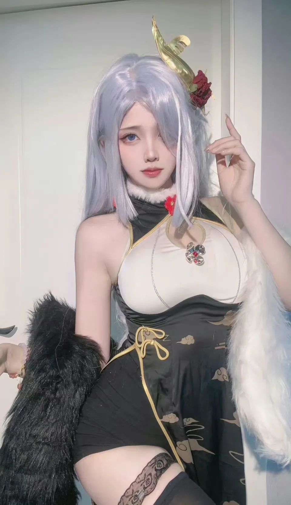 原神cos：白丝+花嫁，婚纱神子太漂亮了！紧身旗袍装申鹤，留云身材不如甘雨！