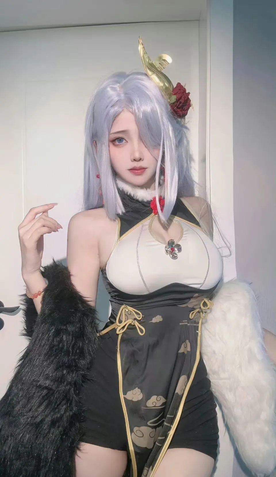 原神cos：白丝+花嫁，婚纱神子太漂亮了！紧身旗袍装申鹤，留云身材不如甘雨！