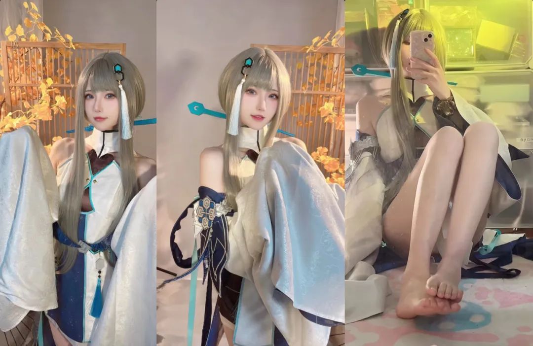 原神cos：萍姥姥回归少女容颜！雷神胸口拔刀太甜了！大草神可爱爆了！