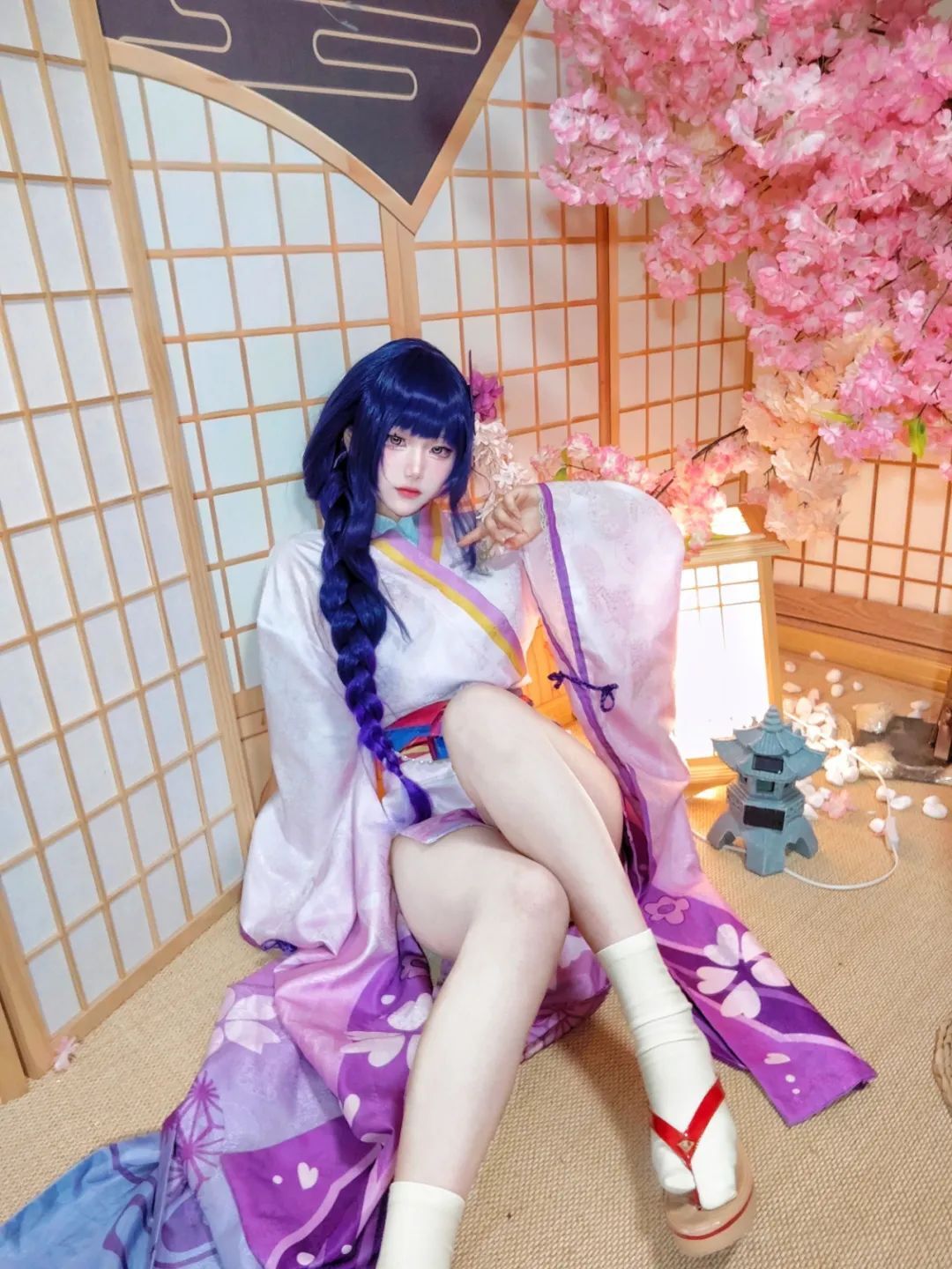 原神cos：黑丝+制服，雷神太顶了！兔女郎荧妹！白色婚纱刻晴让人心动！