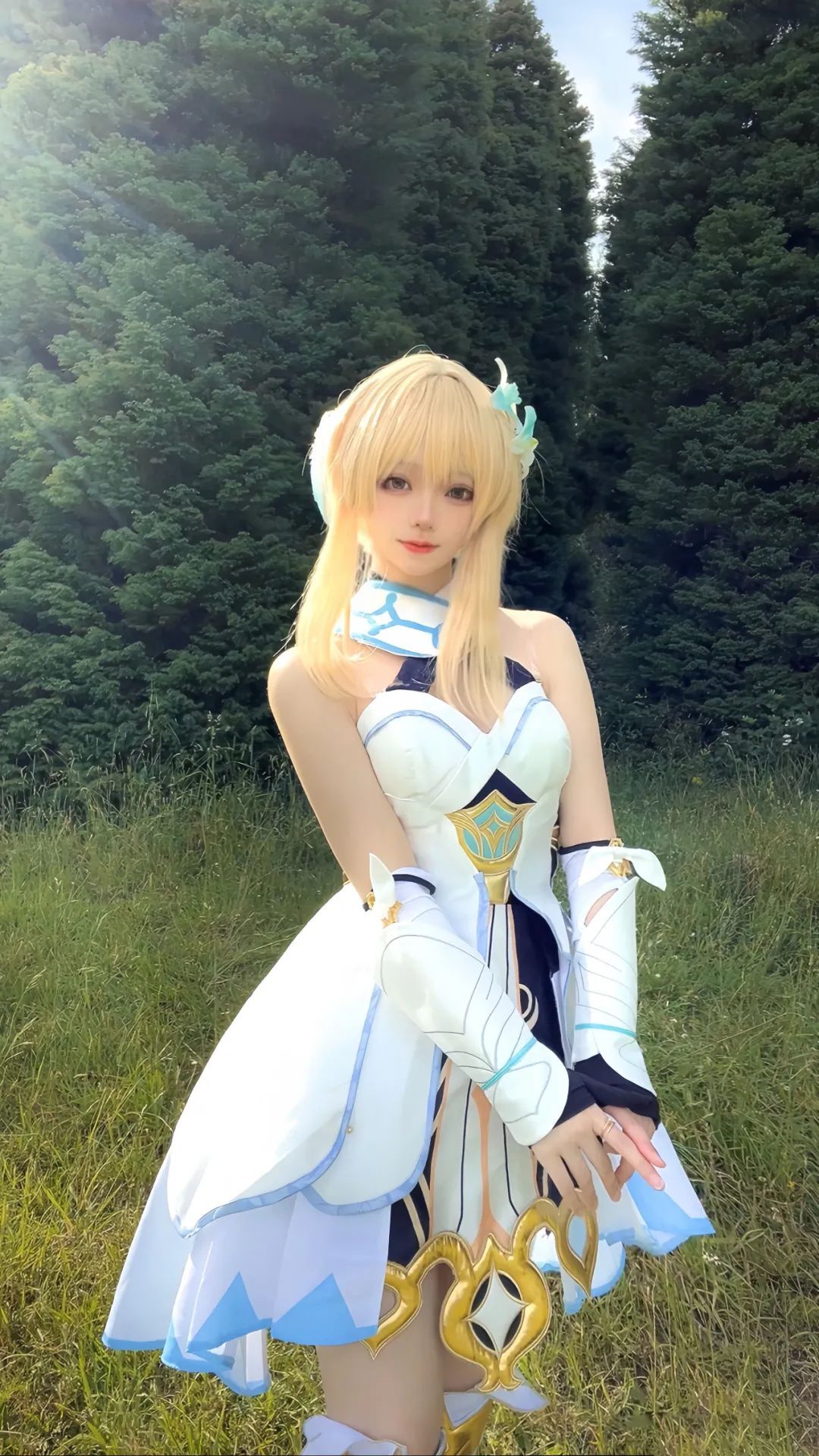 原神cos：JK绫华，白丝居家服甘雨太漂亮了！水手服胡桃俏皮十足！