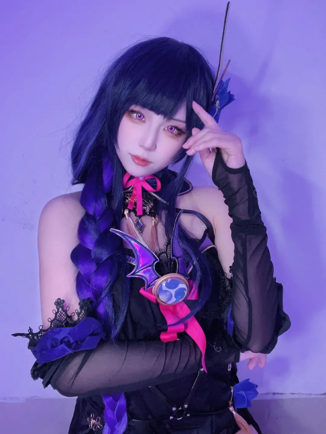 原神cos：白丝+护士装，荧妹太御了！泳装申鹤太顶！邪魅雷神，美腿性感撩人！