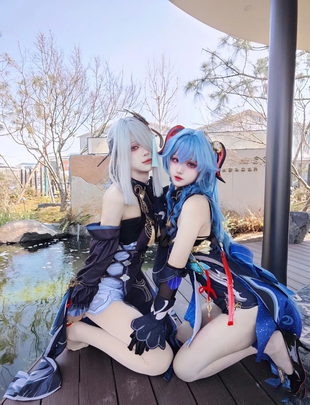 原神cos：OL制服装神子真绝了！兔女郎甘雨可爱爆了！花嫁刻晴让人狂喜！
