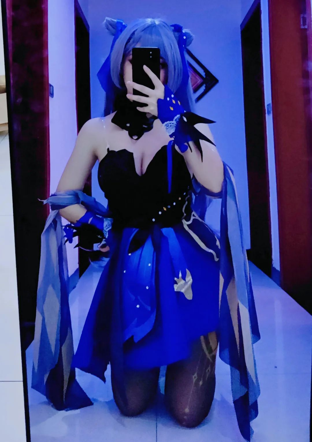 原神cos：兔女郎夜兰，JK甘雨太漂亮了！短裤申鹤真顶级！女仆装草神荧妹可爱爆了！