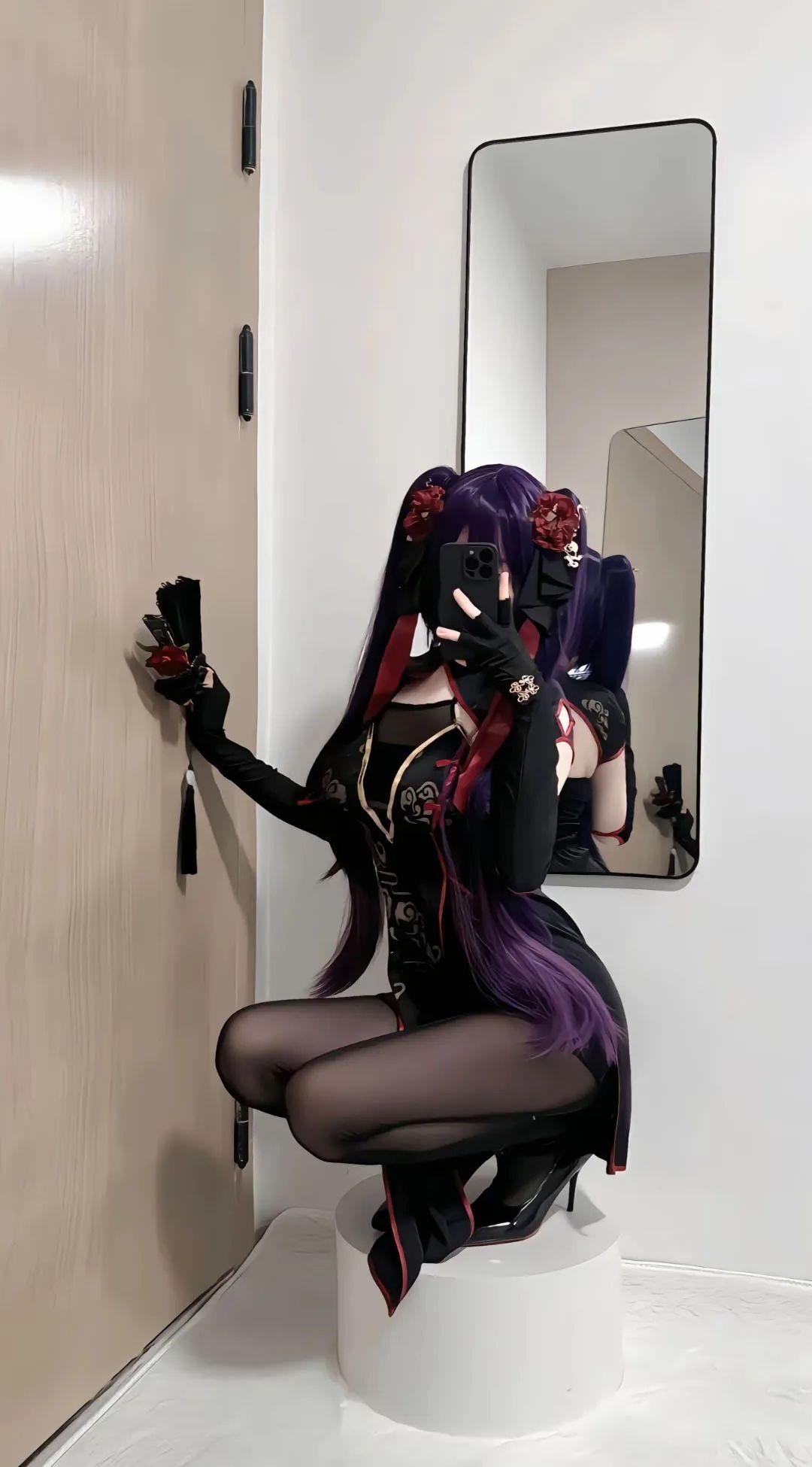 原神cos：勒肉白丝+制服，刻晴太清凉了！白丝JK绫华，雪白婚纱神子太顶级了！