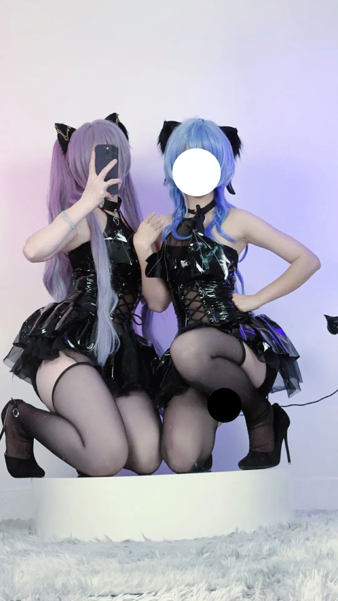 原神cos：黑丝+皮裤，甘雨让人狂喜！和服绫华，泳装刻晴，黑丝女仆水神太萌了！