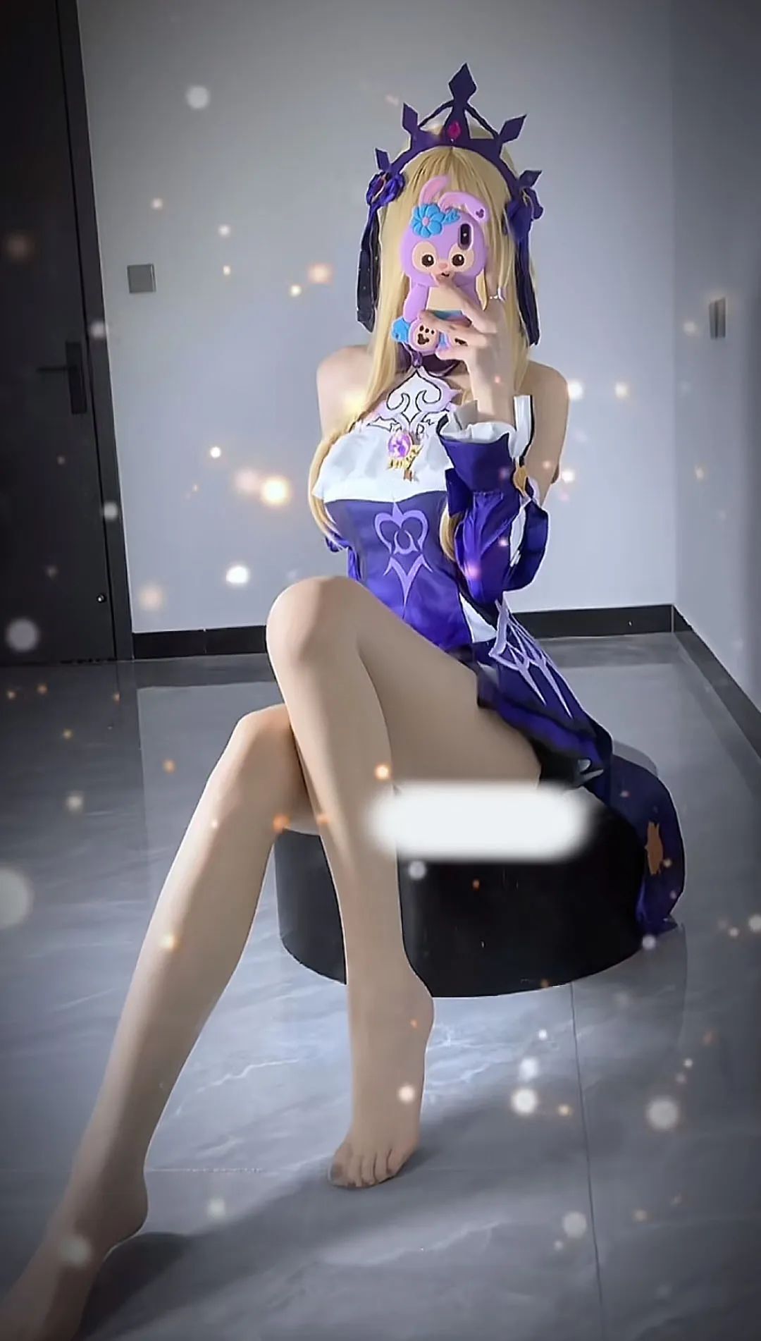 原神cos：黑丝雷神刻晴太御了！泳装菲谢尔，白丝心海，裸足归终不愧是白月光！
