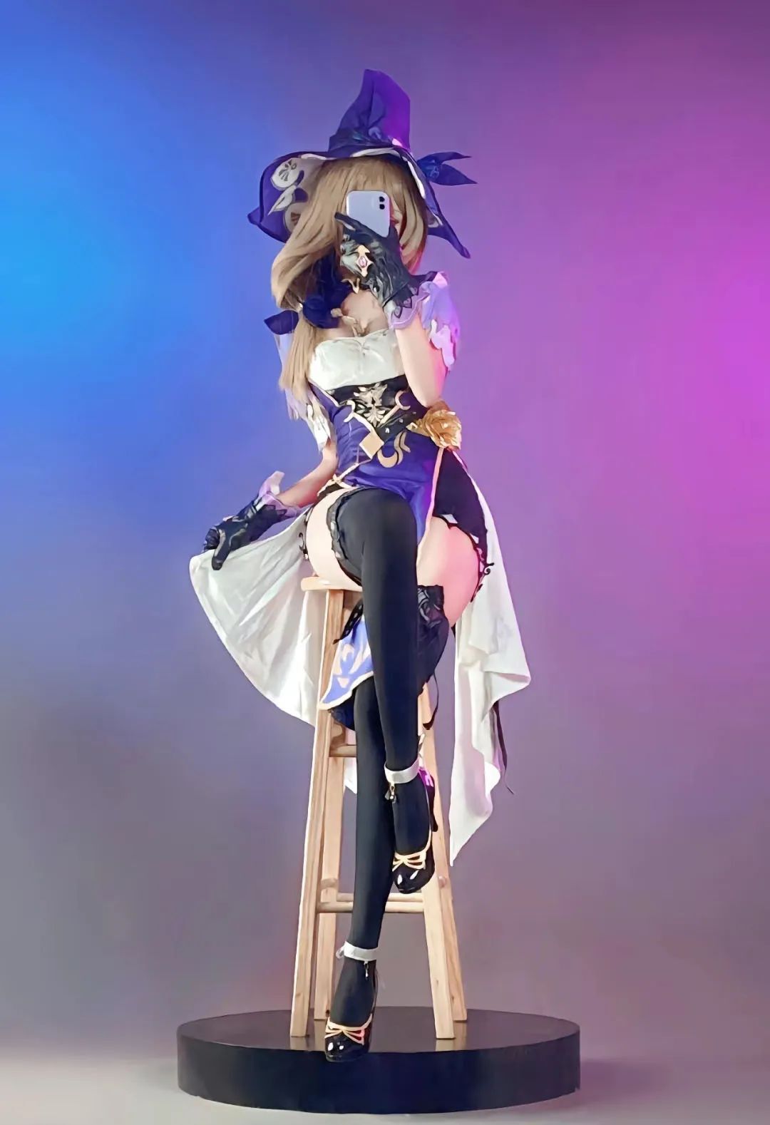 原神cos：白丝+护士装，刻晴让人狂喜！黑丝旗袍甘雨，ol制服雷神，双马尾女仆莫娜！