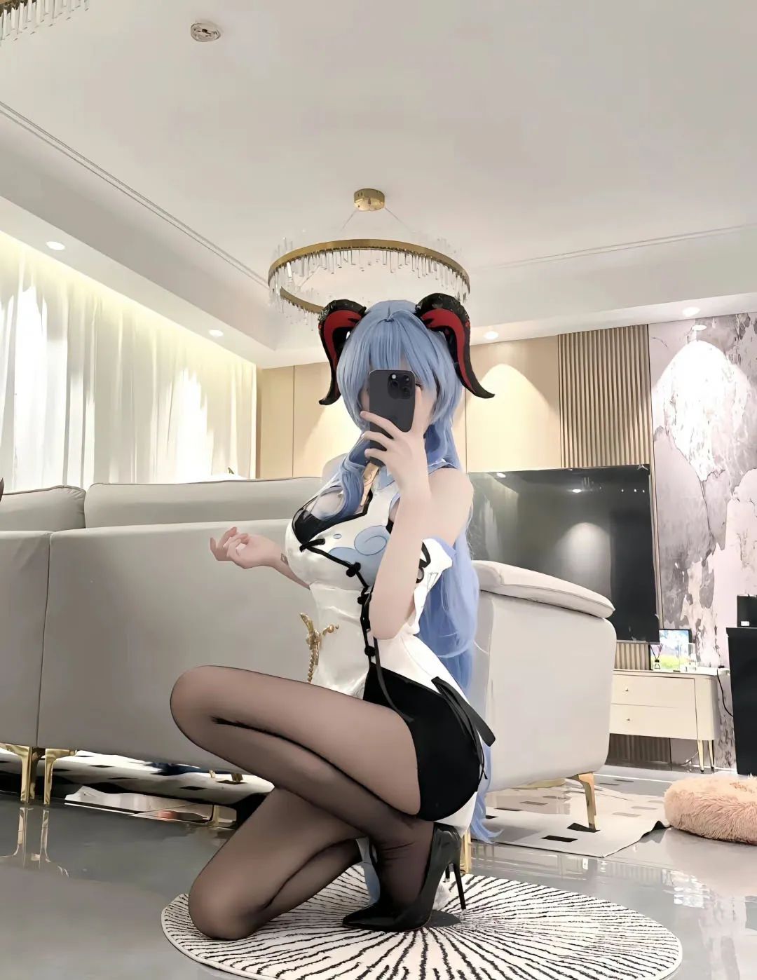 原神cos合集！女仆宵宫雷神登场！兔女郎绫华甘雨太好看了，白丝刻晴猫耳美爆了！