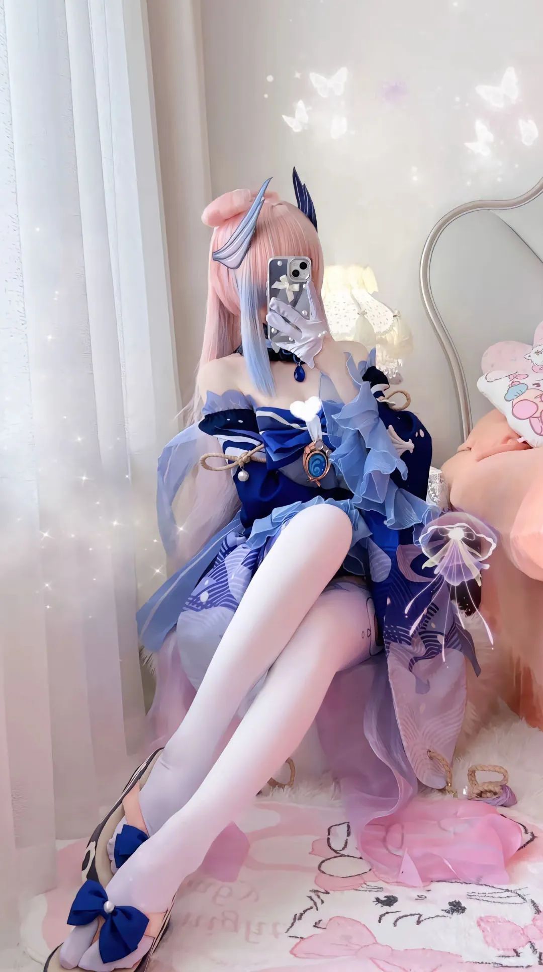原神cos：白丝+修女服，八重让人狂喜！兔女郎心海，赛车女郎申鹤，大长腿雷神太顶了！