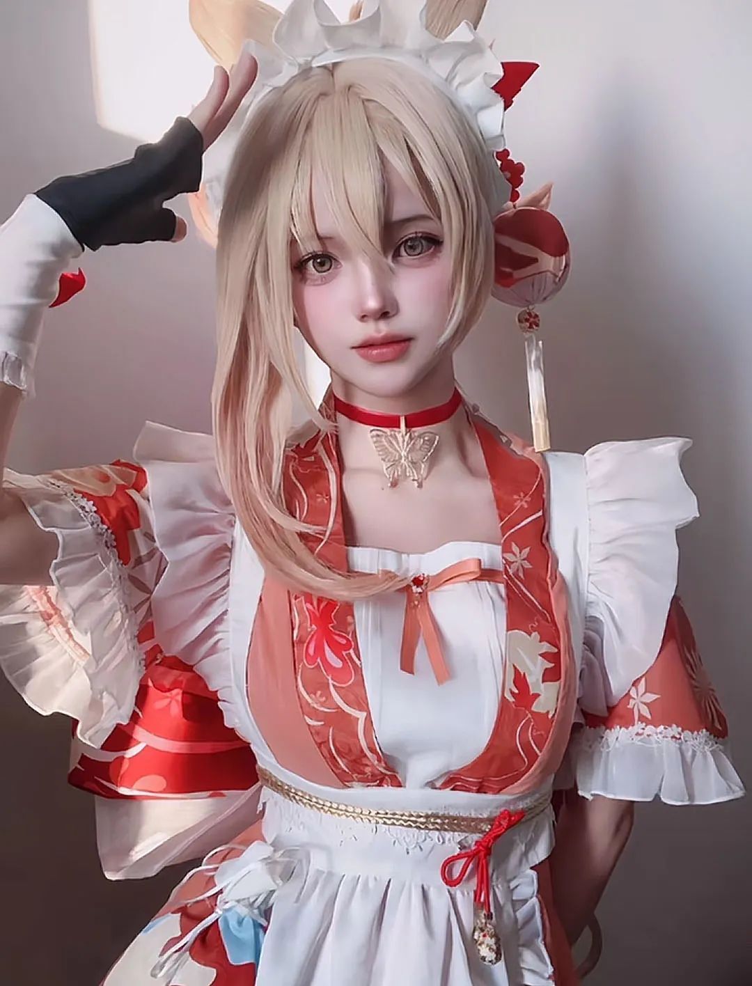 原神cos：女仆甘雨一脸娇羞！泳装心海太美了！抹胸装申鹤太御了，女仆宵宫，泳装芭芭拉我爱了！