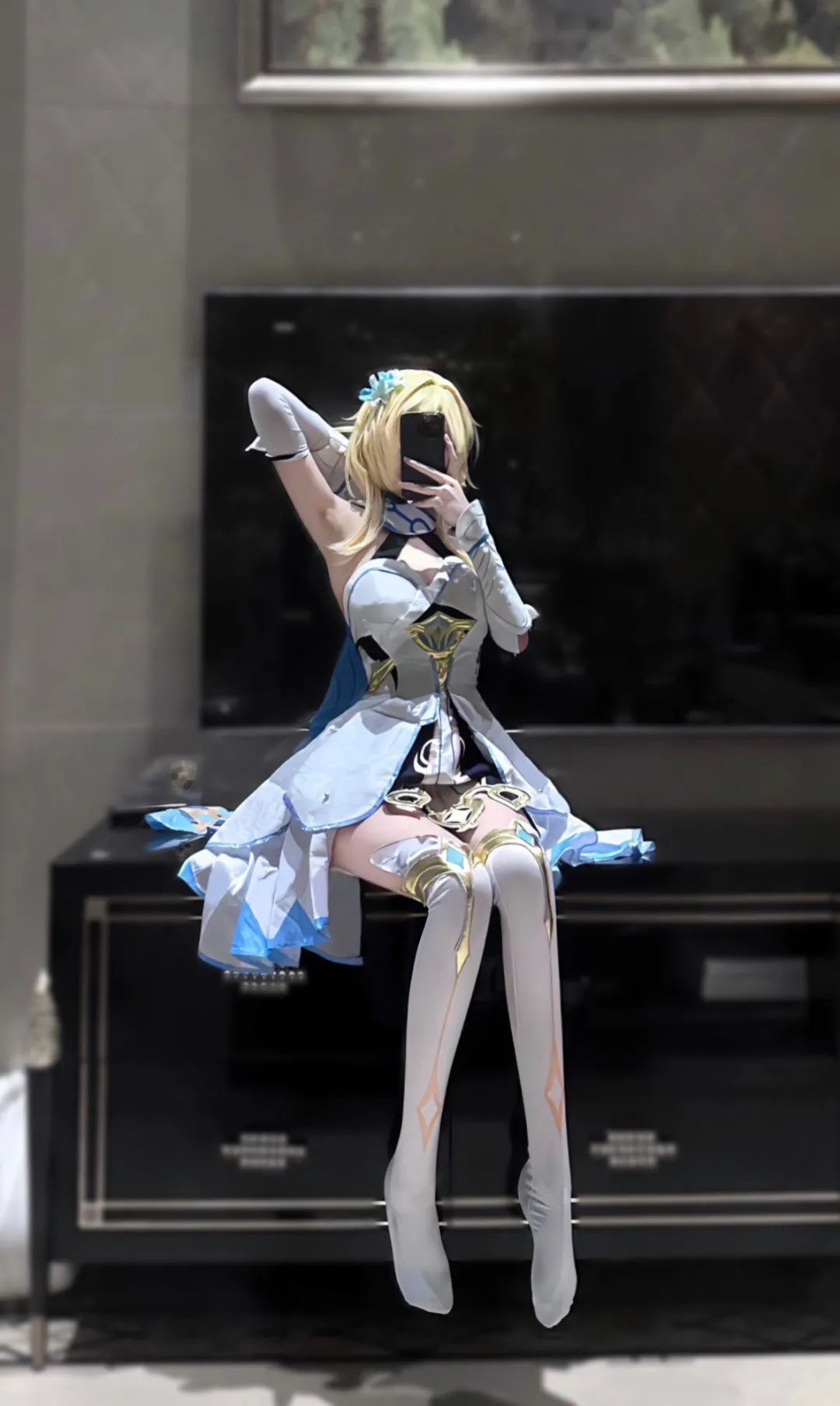 原神cos：黑丝制服雷神太顶了！兔女郎甘雨身材绝佳！黑丝旗袍申鹤，JK绫华我爱了！