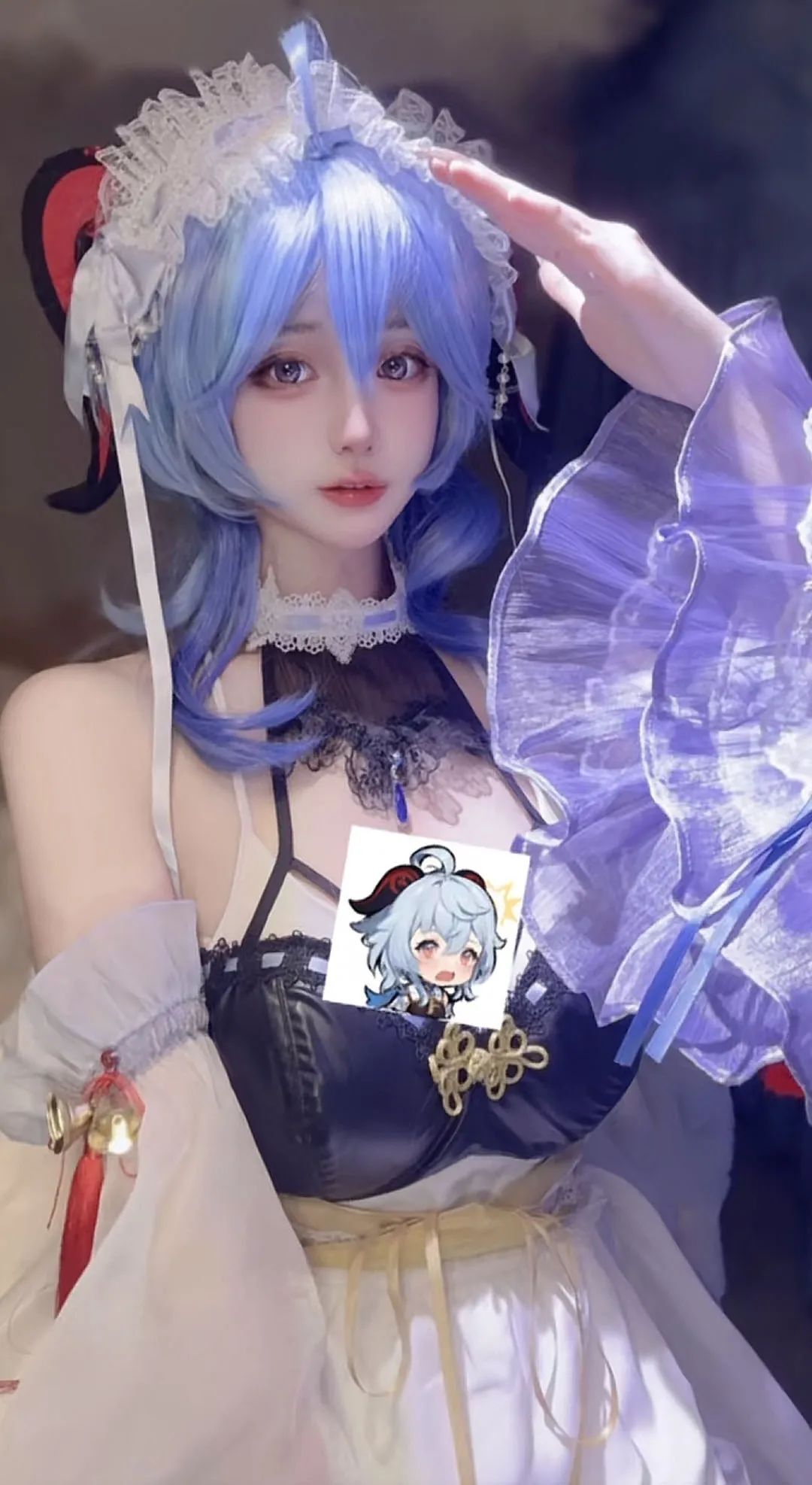 原神cos：白丝+女仆装，绫华大小姐太美了！白丝邪魅刻晴！旗袍申鹤，雷神黑丝太顶了！