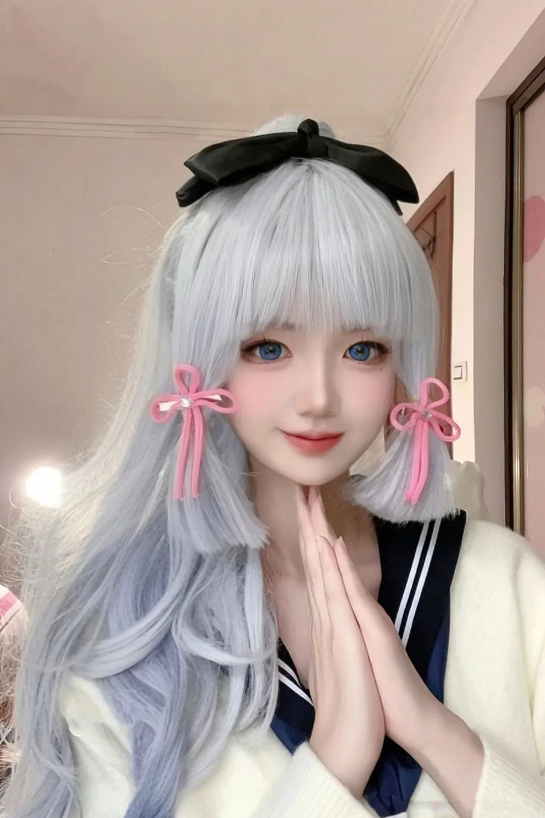 原神cos：白丝+婚纱，刻晴美爆了！JK绫华，女仆甘雨，御姐申鹤果然好看！