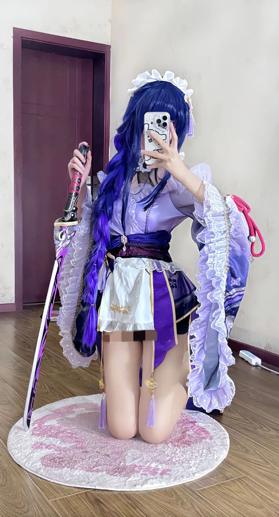 原神cos：白丝+紧身衣，八重神子太顶了！白丝邪魅刻晴，女仆绫华心海雷神让人狂喜！