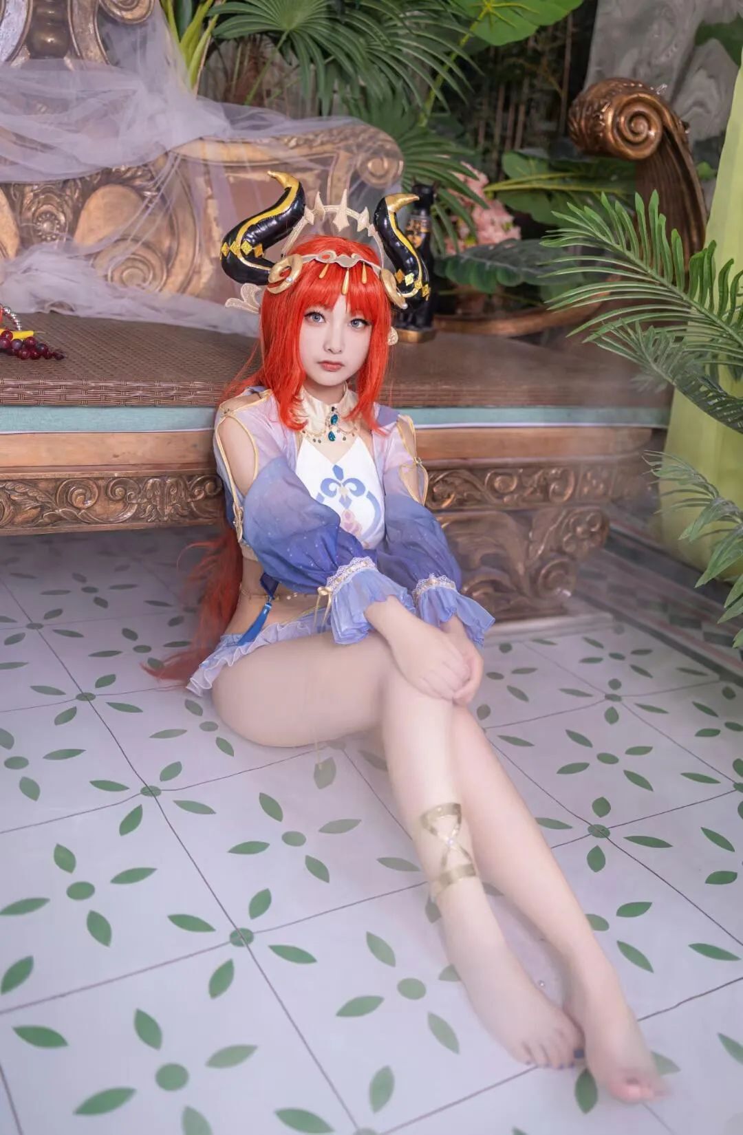 原神cos：白丝+兔女郎，心海太萌了！泳装妮露，雷神女仆，旗袍甘雨，红色旗袍申鹤太顶了！