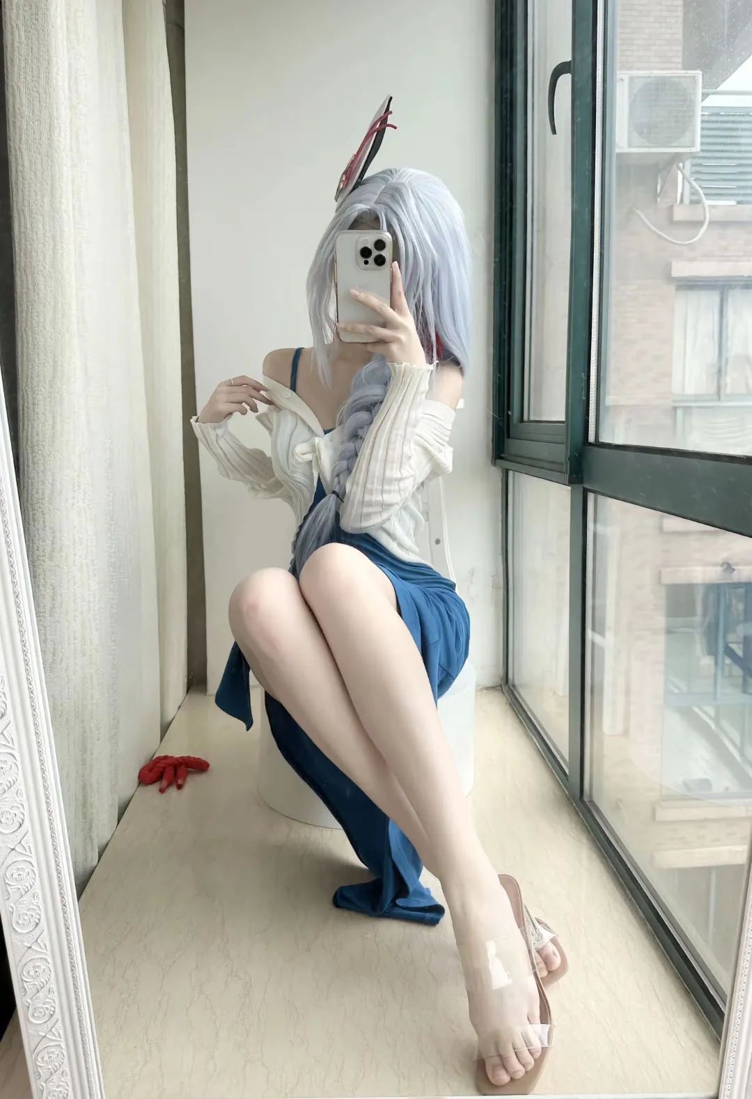 原神cos：白丝+婚纱，花嫁绫华美爆了！白丝女仆神子让人狂喜！包臀裙申鹤优雅高贵！