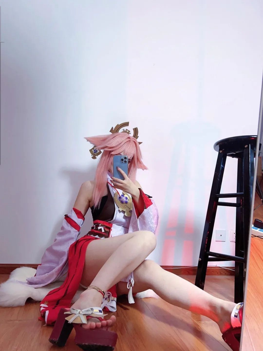 原神cos：JK制服绫华，泳装草神太可爱了！白丝婚纱刻晴让人狂喜！黑丝旗袍申鹤我爱了！