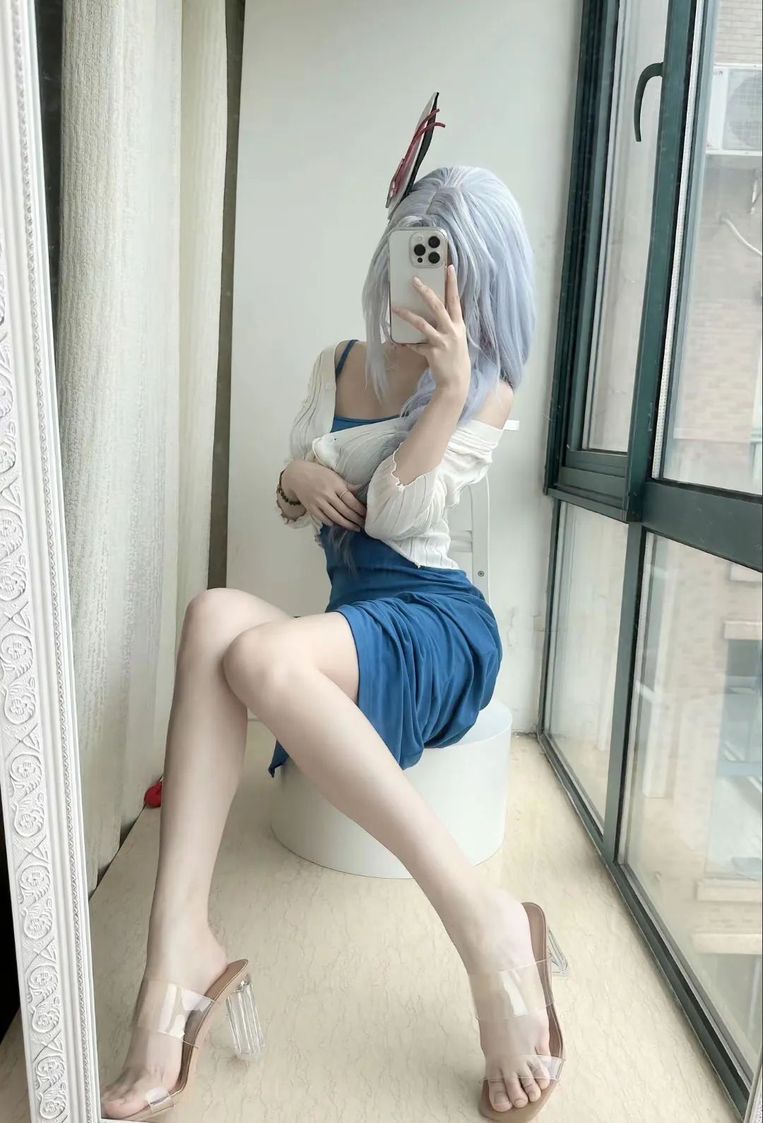 原神cos：白丝婚纱绫华太可爱了！女仆神子太乖巧了！宵宫比心让人心动！这样的归终太完美了！