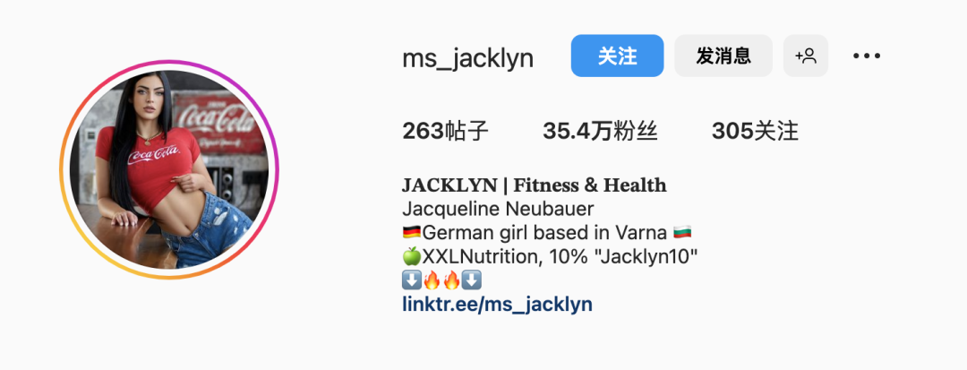 模特 | 德国网红模特Jacqueline Neubaue
