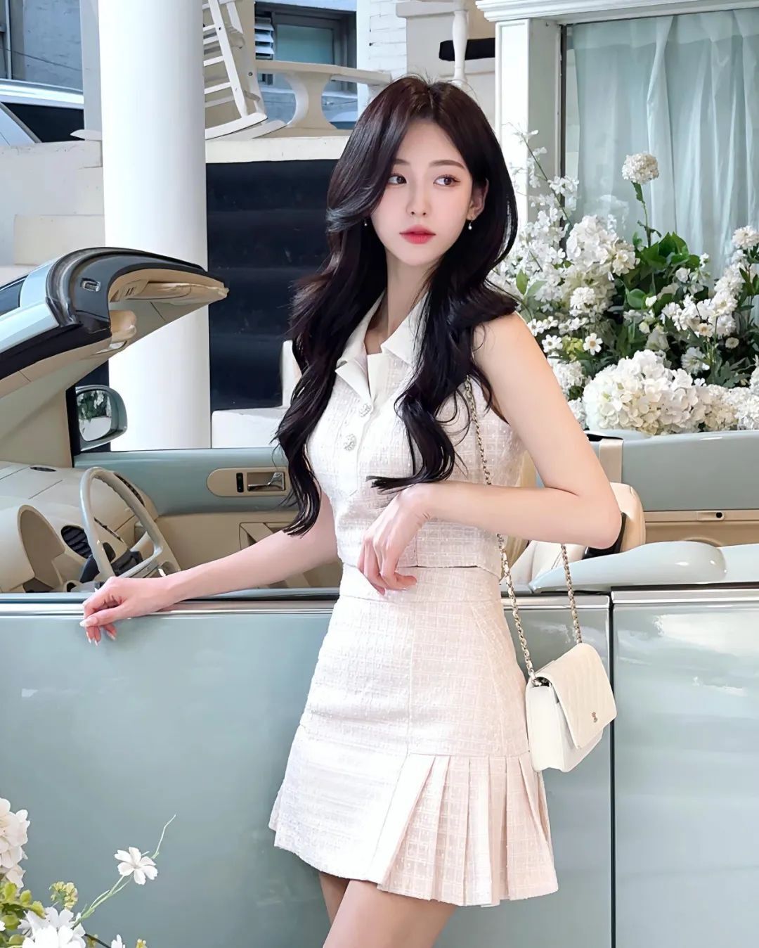 韩国网红模特hyoppeu，高颜值火辣身材，可甜可御的女老板
