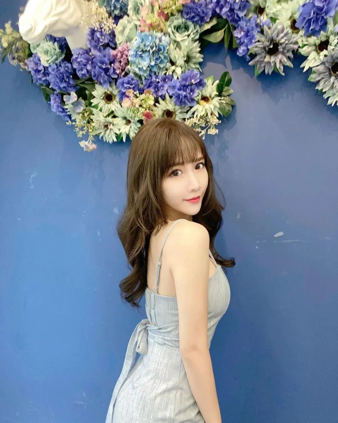 台湾网红王俪洁，甜美迷人的啦啦队女神