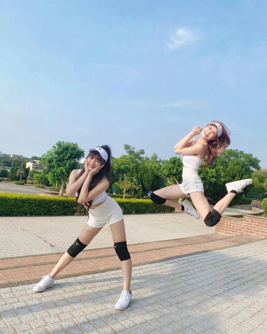 台湾网红王俪洁，甜美迷人的啦啦队女神