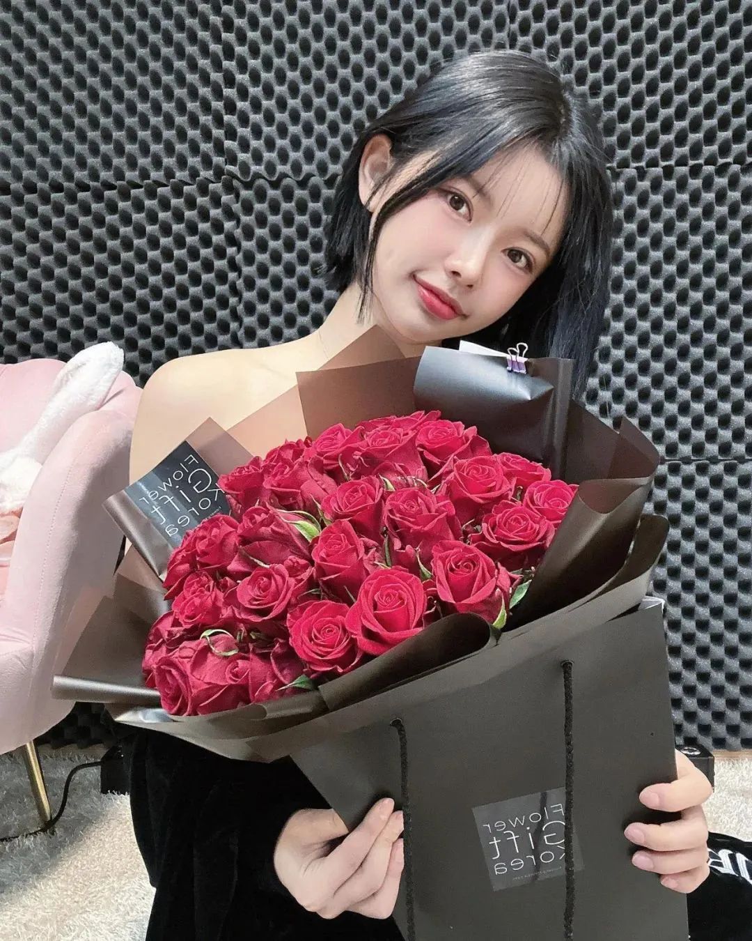 韩国网红主播恩优花,甜美又性感的气质女神