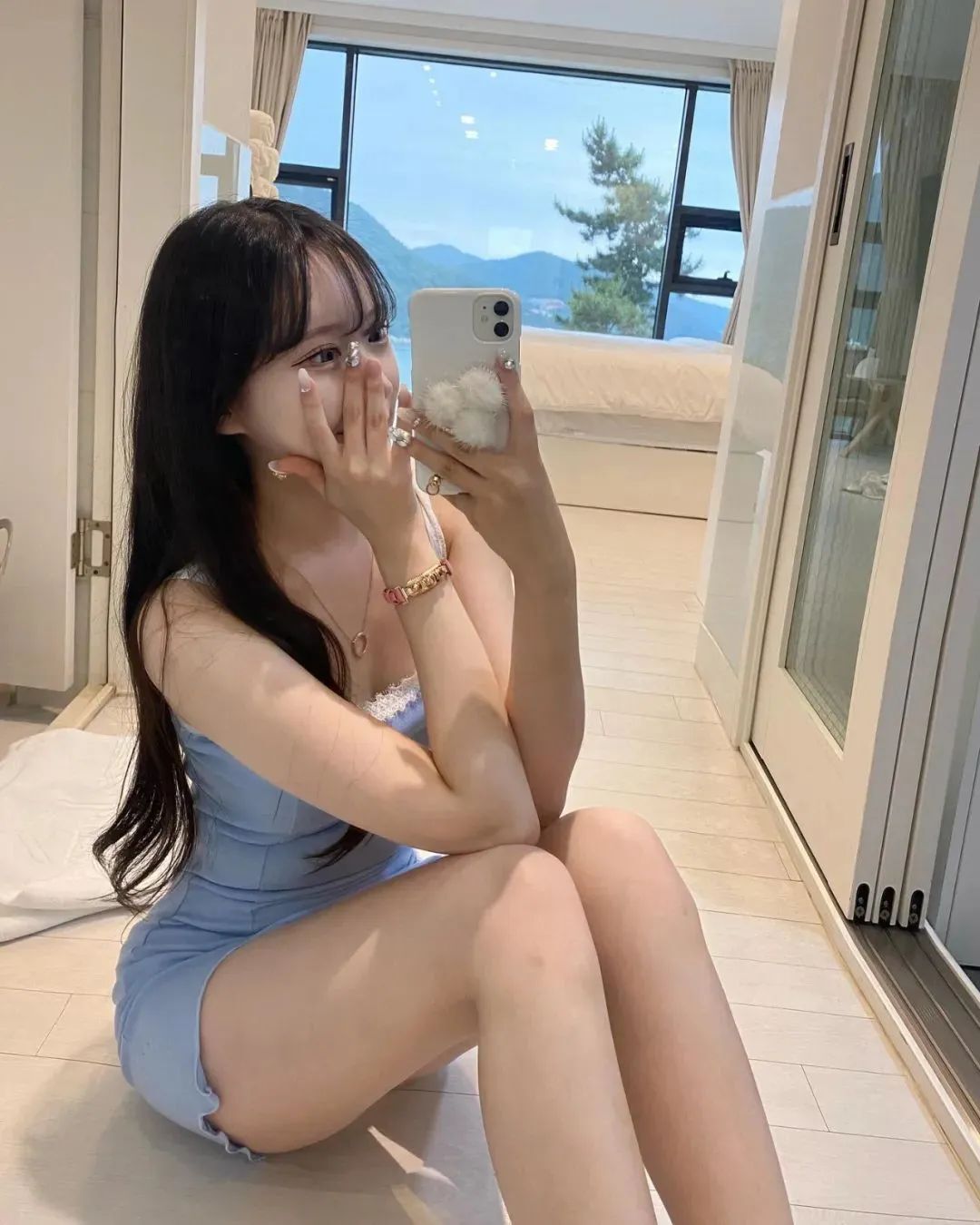 韩国网红uua,甜美又性感的气质女神