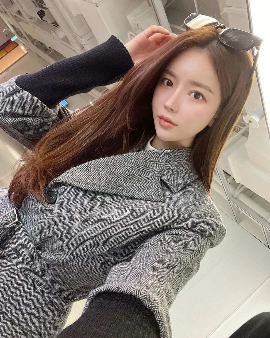 韩国网红ifwonder，甜美可人的服装店老板娘