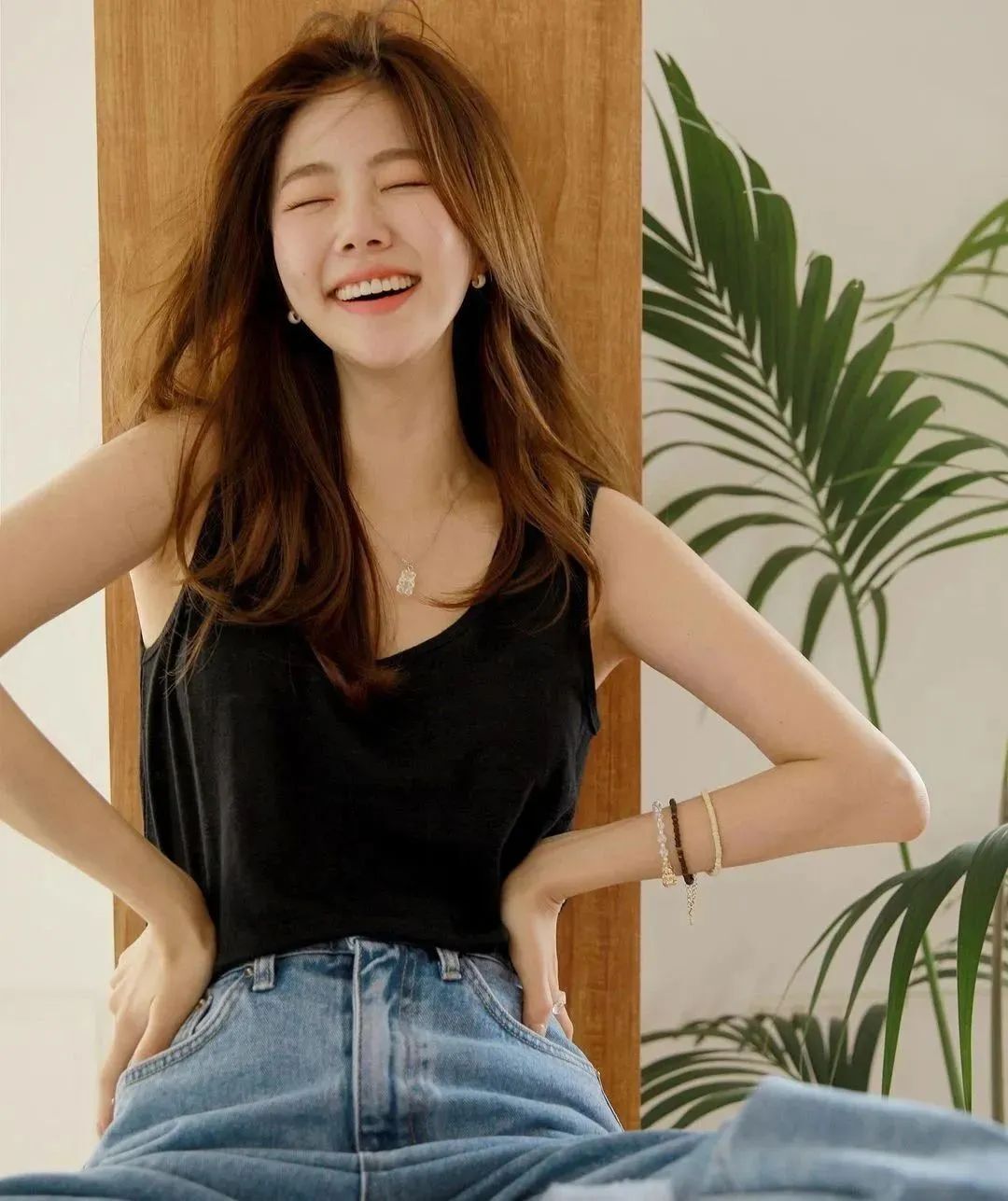 韩国网红2pplee，清新自然的甜美系女神