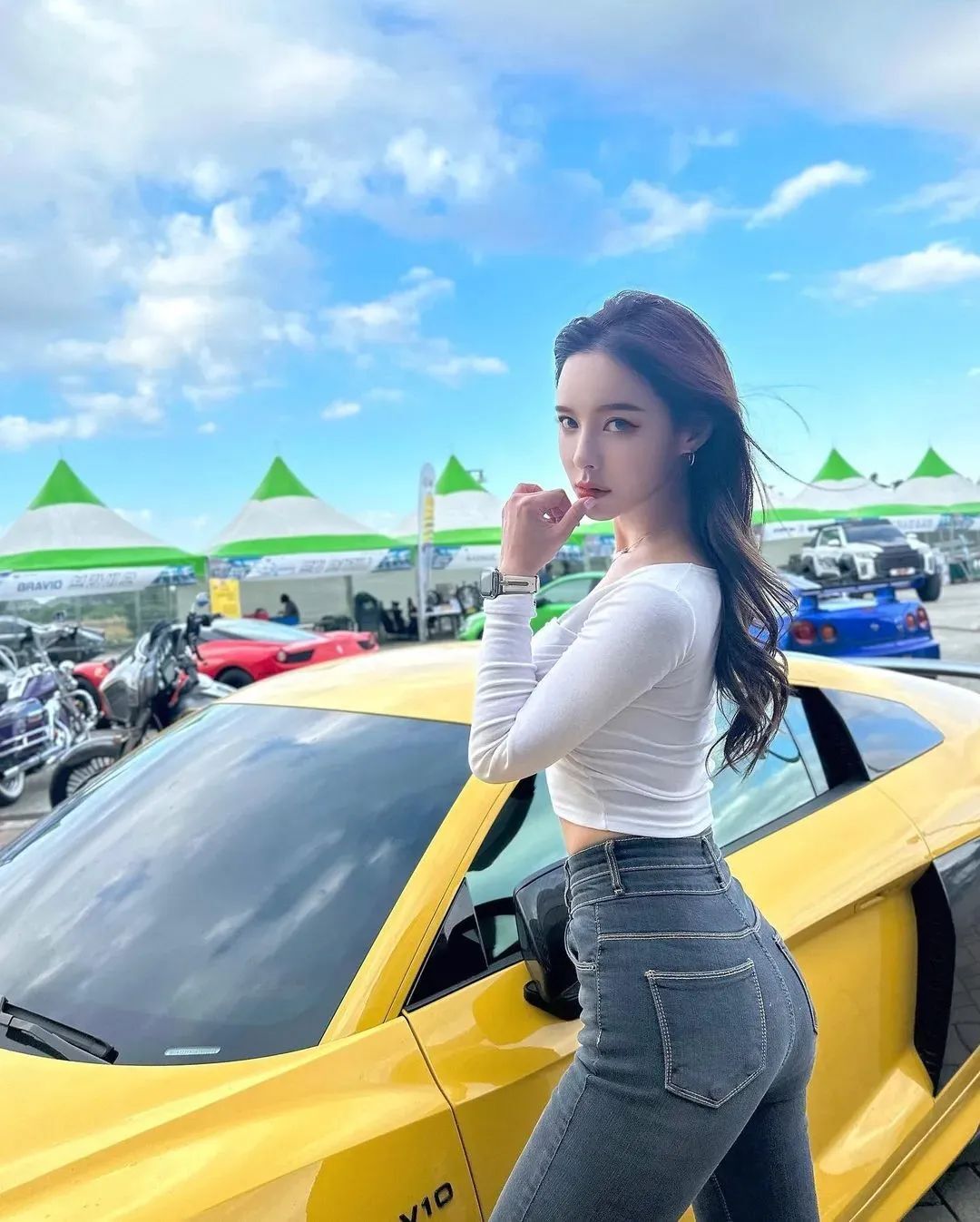 韩国网红 | jeba，肤白貌美大长腿女神，说得就是她吧？