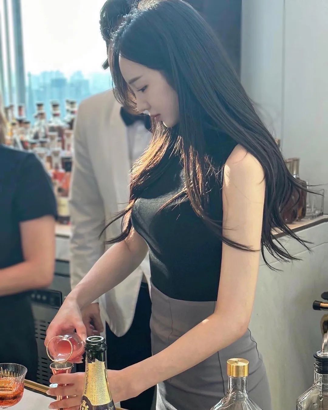 身高178，韩国健身女神，姐姐好美，这大长腿绝了！
