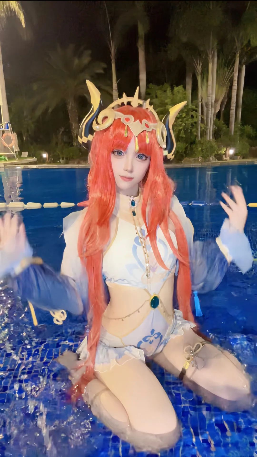 原神泳装cos合集！大草神身材碾压申鹤！妮露神子心海美爆了！