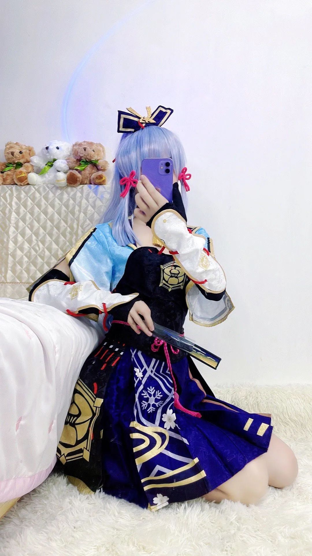 原神cos：女士大长腿太霸气了！秘书甘雨真乖巧！七七终于变大了！