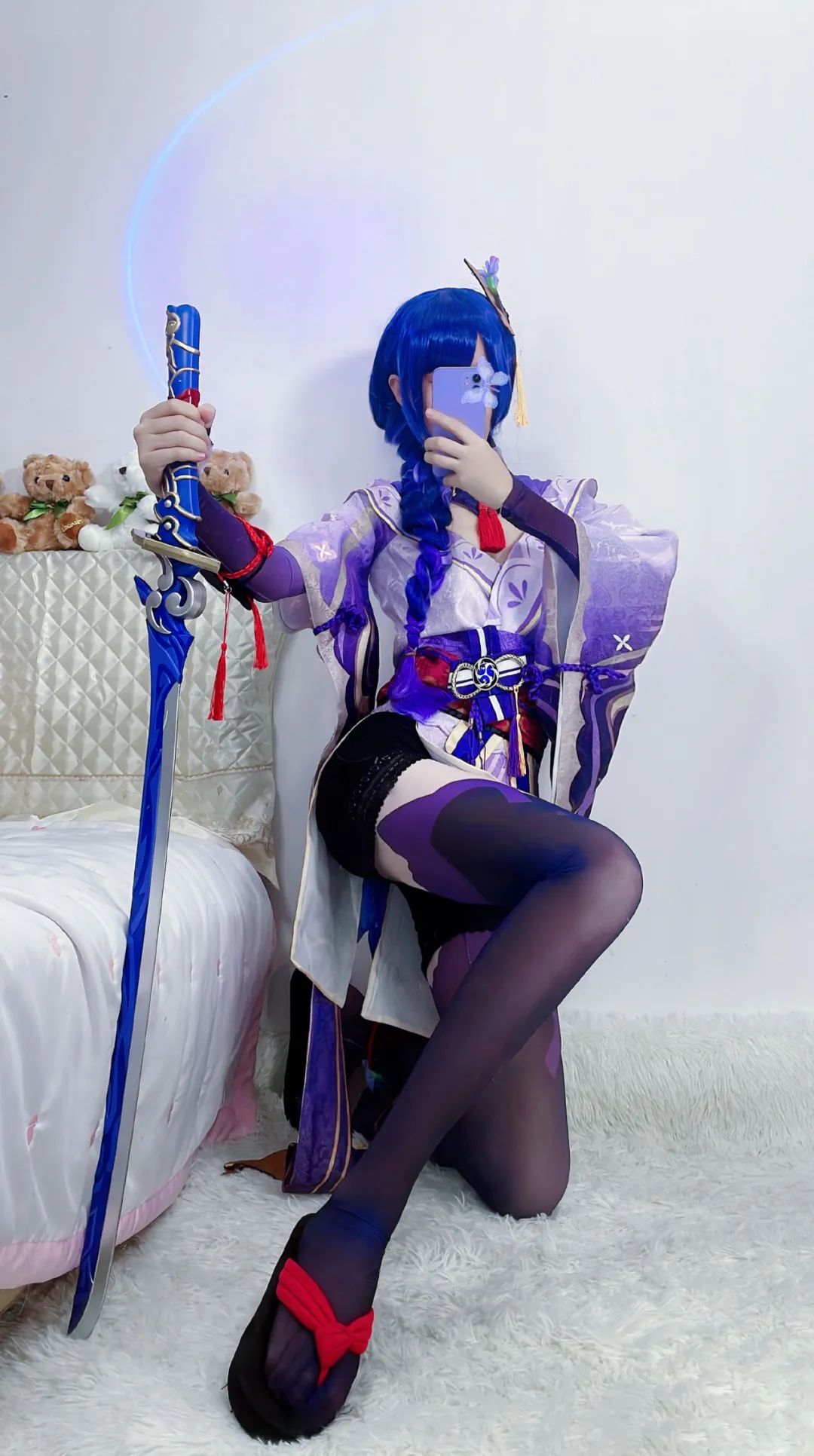 原神cos：女士大长腿太霸气了！秘书甘雨真乖巧！七七终于变大了！