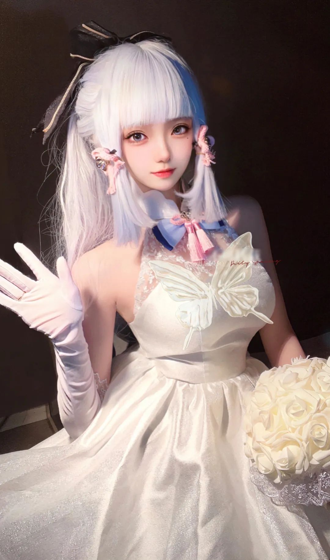 原神cos：双马尾+女仆装，莫娜可爱到爆炸！婚纱绫华太美了，神子福利美照来了！