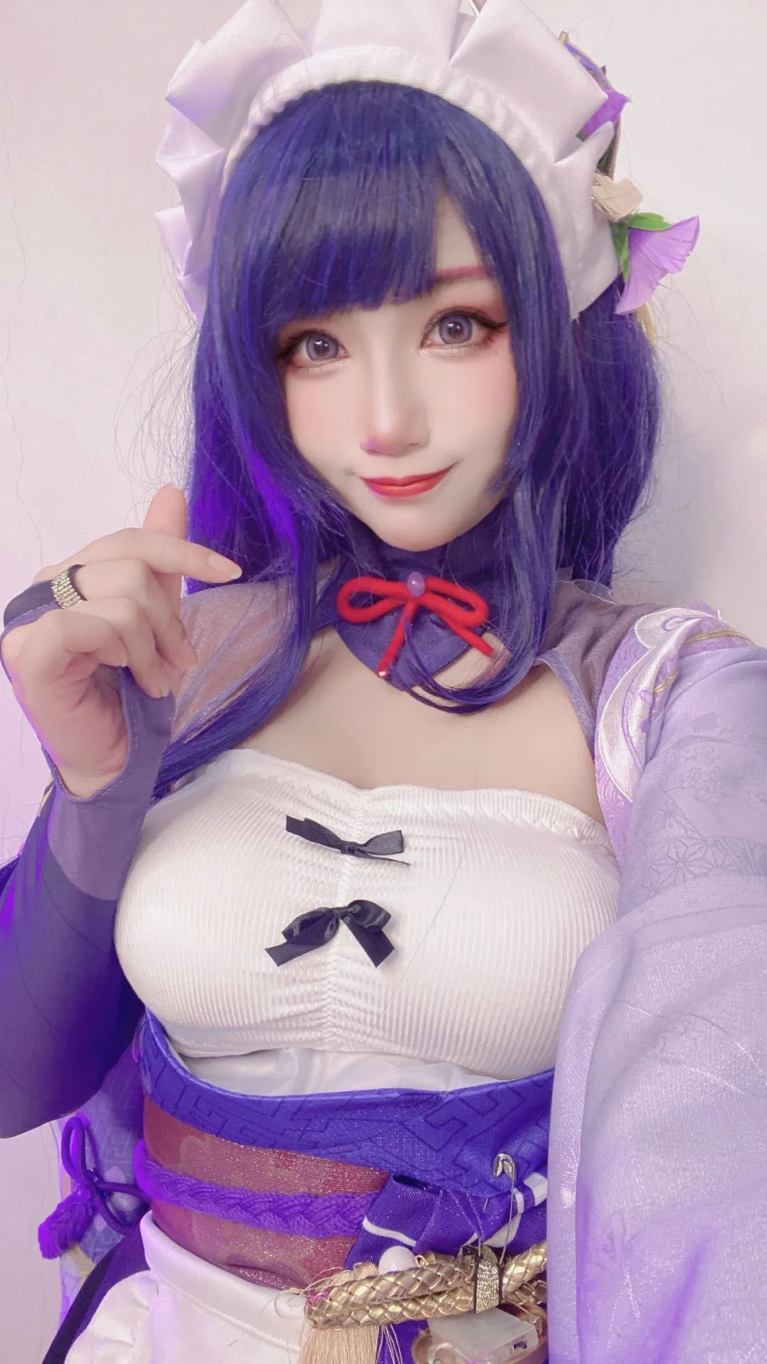 原神cos：泳装八重神子太顶了！雷神两款新服装，青花瓷旗袍甘雨美爆了！