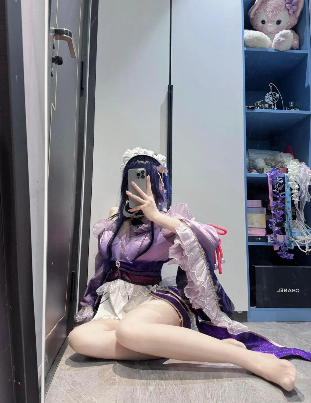 原神cos：女仆装雷神八重太御了！泳装绫华，黑丝制服申鹤，小厨娘宵宫，草神可爱爆了！