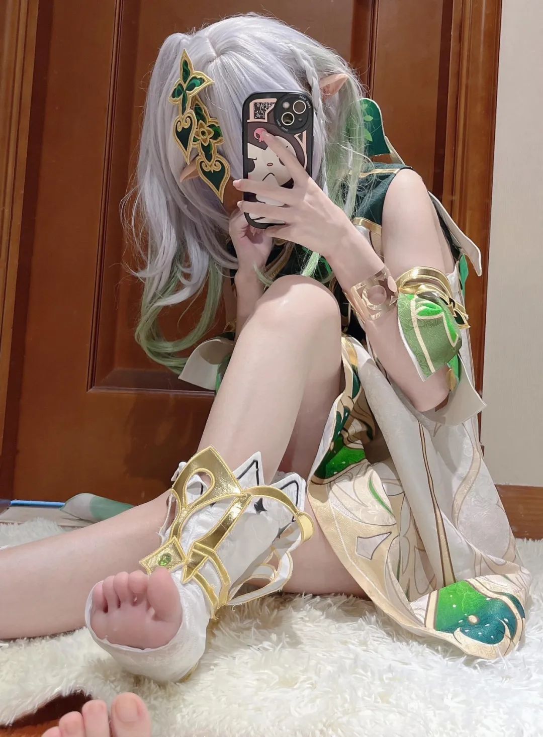 原神cos：黑丝+女仆装，申鹤太美了！和服绫华，JK雷神，清凉女仆装甘雨，白丝荧妹是真的顶！