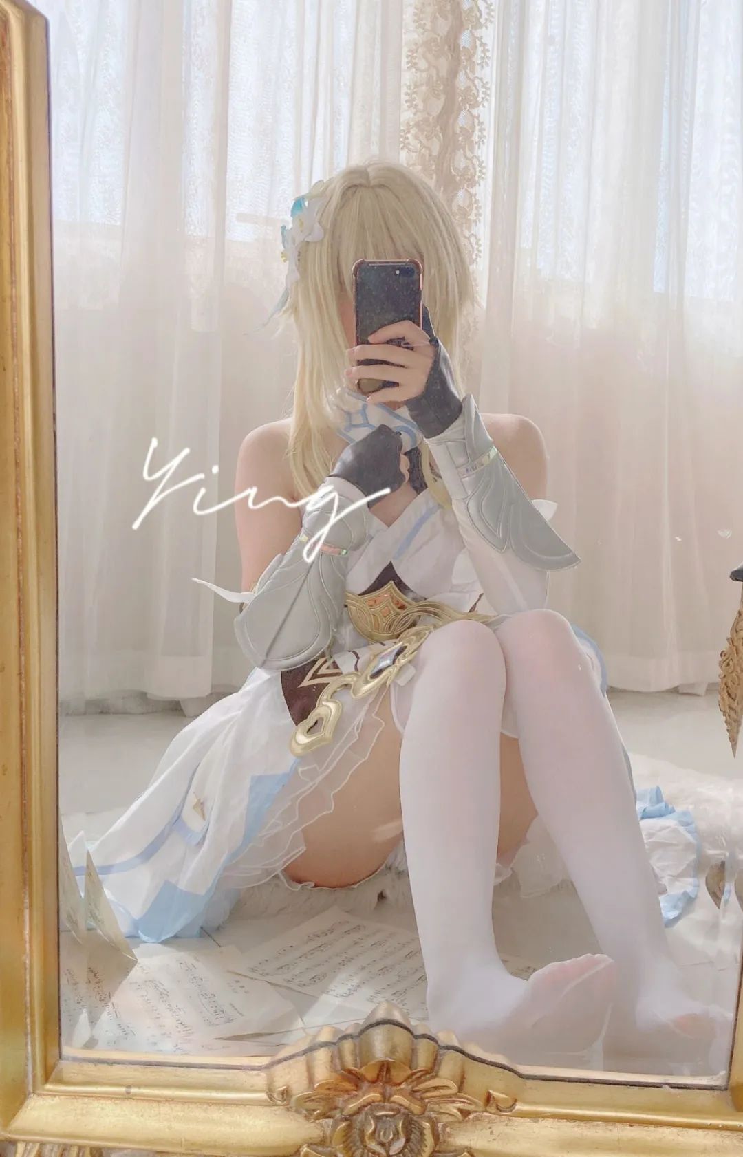 原神cos：黑丝+女仆装，申鹤太美了！和服绫华，JK雷神，清凉女仆装甘雨，白丝荧妹是真的顶！