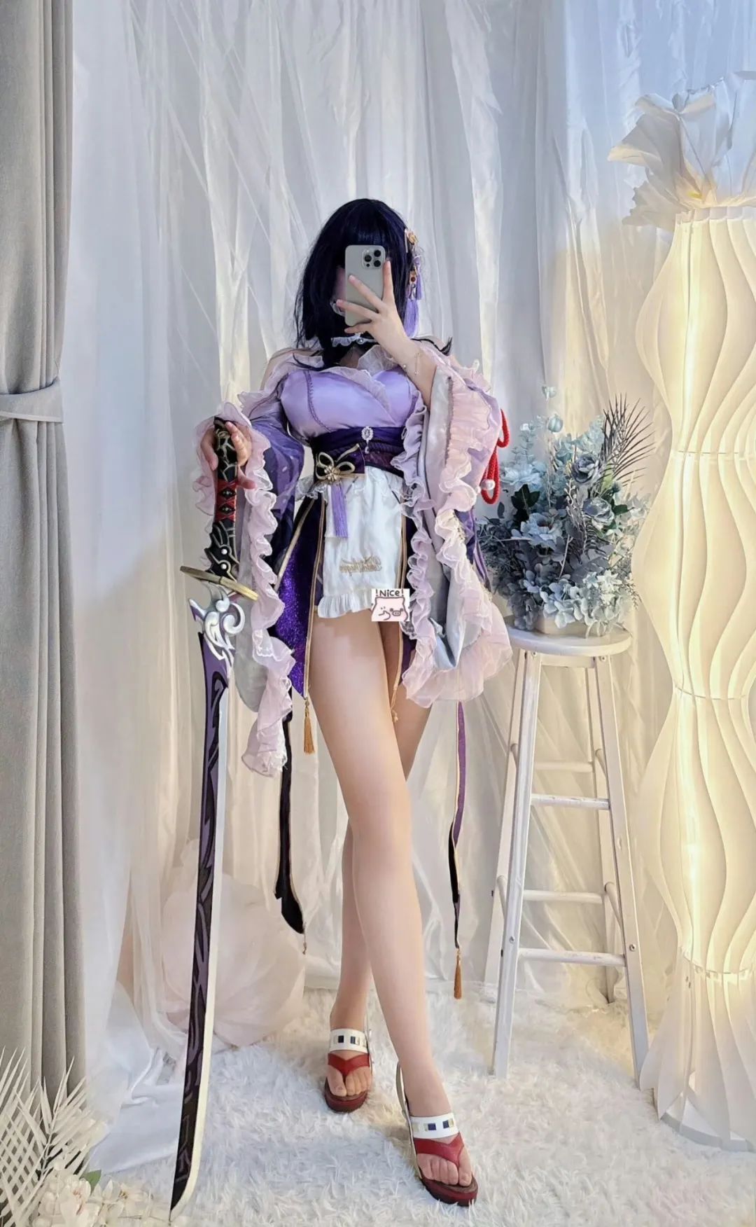 原神cos：白丝开叉旗袍雷神太顶了！婚纱刻晴，邪魅胡桃，女仆甘雨，花嫁绫华让人狂喜！