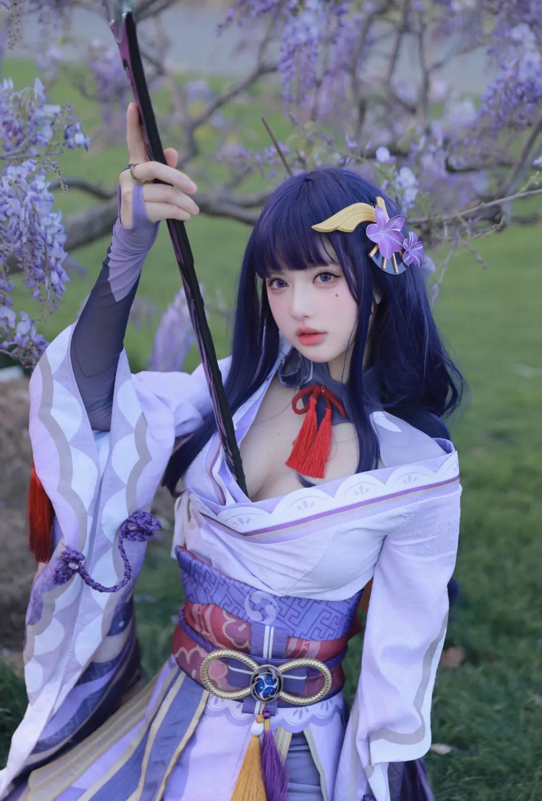 原神cos：黑丝+绑腿，克洛琳德太顶了！黑丝旗袍申鹤，兔女郎心海，这雷神笑的也太甜了！